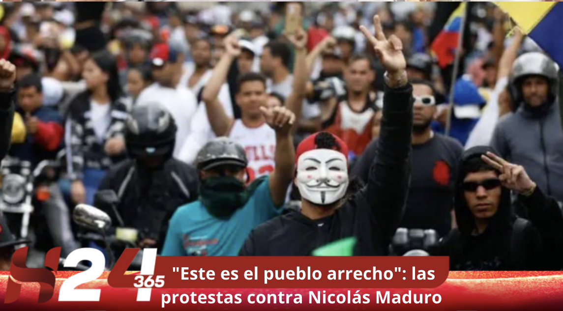 Este es el pueblo arrecho”: las protestas contra Nicolás Maduro que ocurren en Venezuela más allá de Caracas