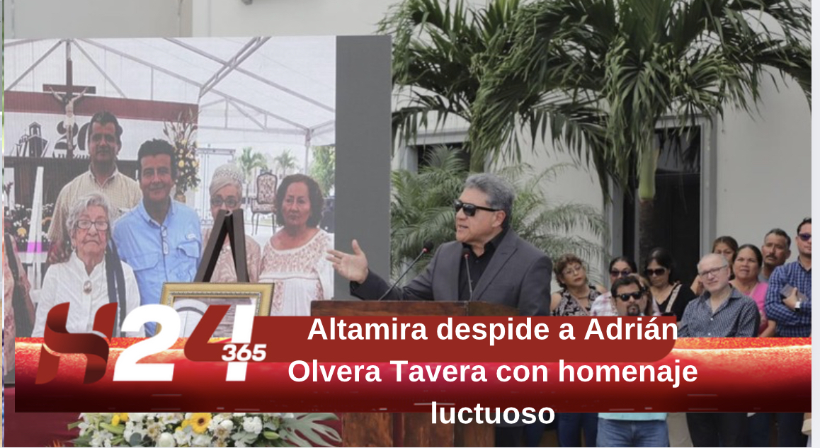 Altamira despide a Adrián Olvera Tavera con homenaje luctuoso