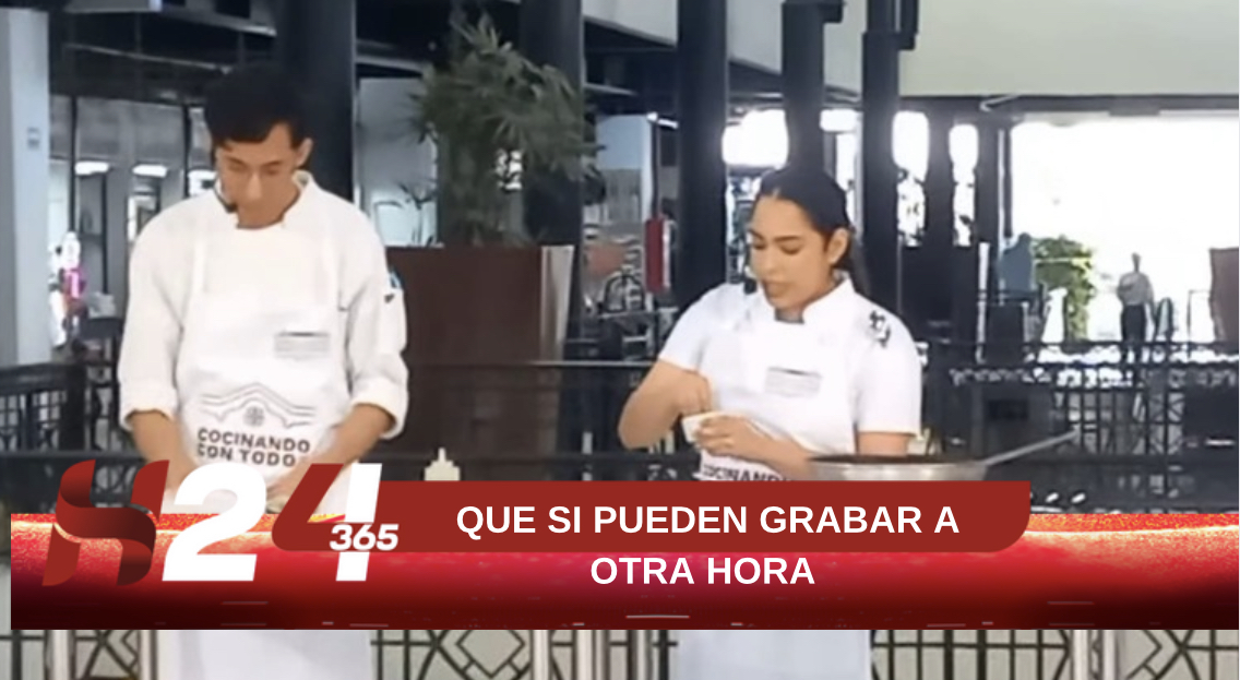 QUE SI PUEDEN GRABAR A OTRA HORA…