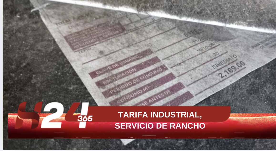 TARIFA INDUSTRIAL, SERVICIO DE RANCHO