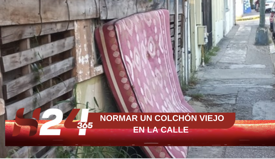 “NORMAL”: UN COLCHÓN VIEJO EN LA CALLE